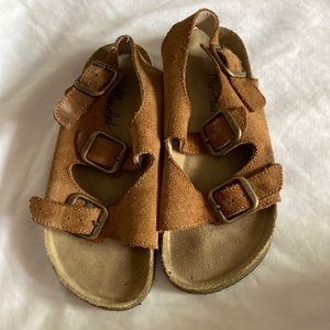 Mini Boden Leather Sandals Size 5